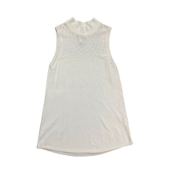 RVCA Eyefix Tunic in Vintage White sz Small sleeveless tank - Picture 2 of 10